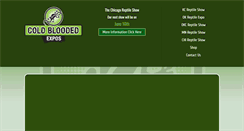 Desktop Screenshot of coldbloodedexpos.com